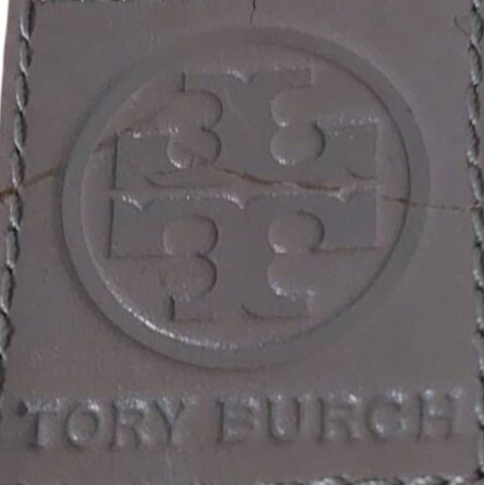 TORY BURCH Gray Suede Espadrille Mules Slides 5M - Picture 10 of 11